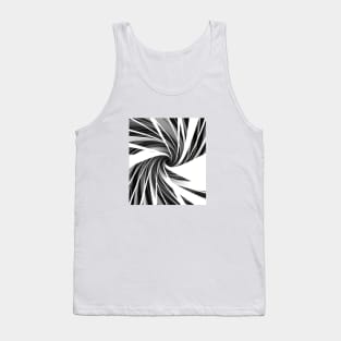 Swirling monochrome funnel Tank Top